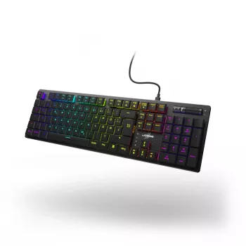 uRage Exodus 910 tastiera da gaming low profile QWERTZ DE nero 00217834