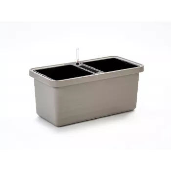 Urbalive Berberis Duo fioriera ad autoirrigazione 78 x 39 cm, grigio chiaro