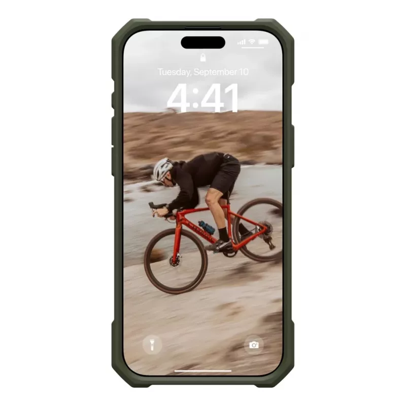 Urban Armor Gear Essential Armor Case per smartphone da 6,9 pollici, oliva