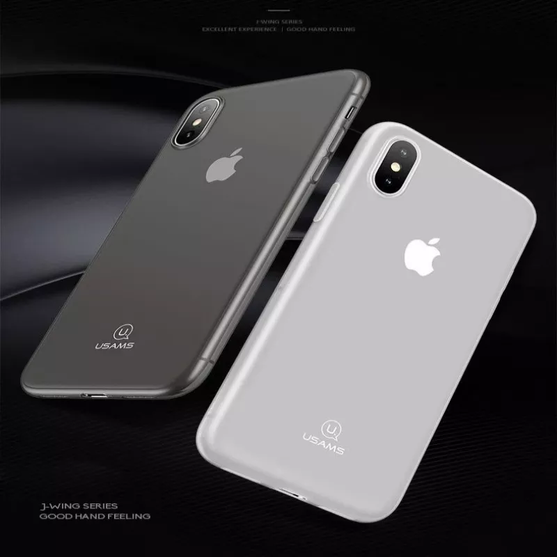 USAMS Apple iPhone X/Xs custodia J-Wing 0,48mm TPU trasparente