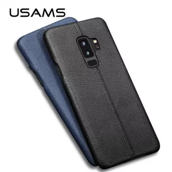 USAMS Samsung Galaxy S9 Custodia rigida in pelle Marrone chiaro