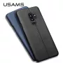 USAMS Samsung Galaxy S9 Custodia rigida in pelle Marrone chiaro