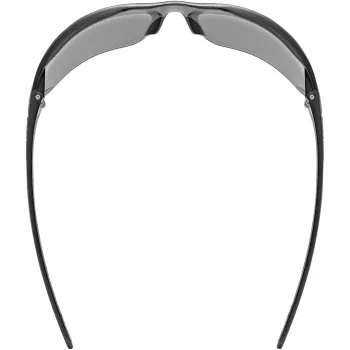 UVEX Equate occhiali da ciclismo, nero opaco/fumo