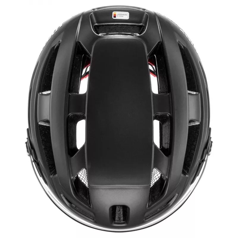 UVEX Finale Visor casco da bici 56-61 cm, nero opaco
