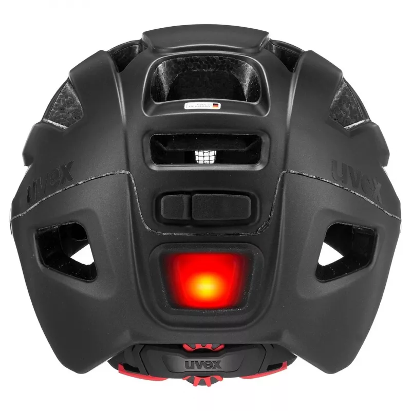 UVEX Finale Visor casco da bici 56-61 cm, nero opaco