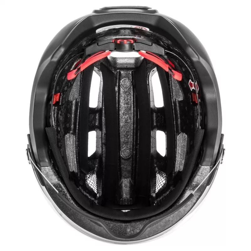 UVEX Finale Visor casco da bici 56-61 cm, nero opaco