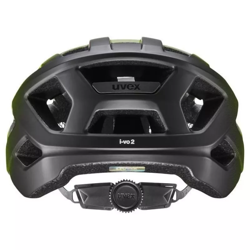 UVEX I-vo 2 casco da bici 56-60 cm, giallo neon/nero opaco