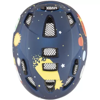UVEX Kid 2 CC casco da bici Dark Blue Rocket 46-52 cm
