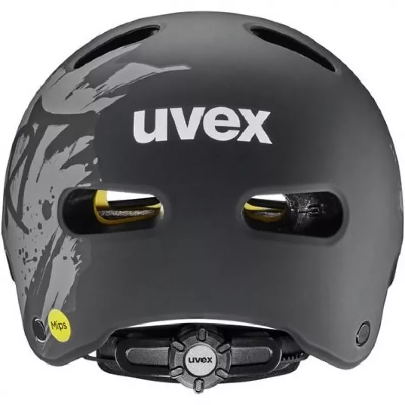 UVEX Kid 4 Style MIPS Casco per bici bambino, Dirt Black Matt