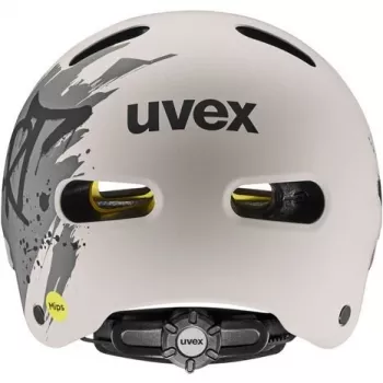 UVEX Kid 4 Style MIPS casco per bici bambino, Dirt Warm Grey
