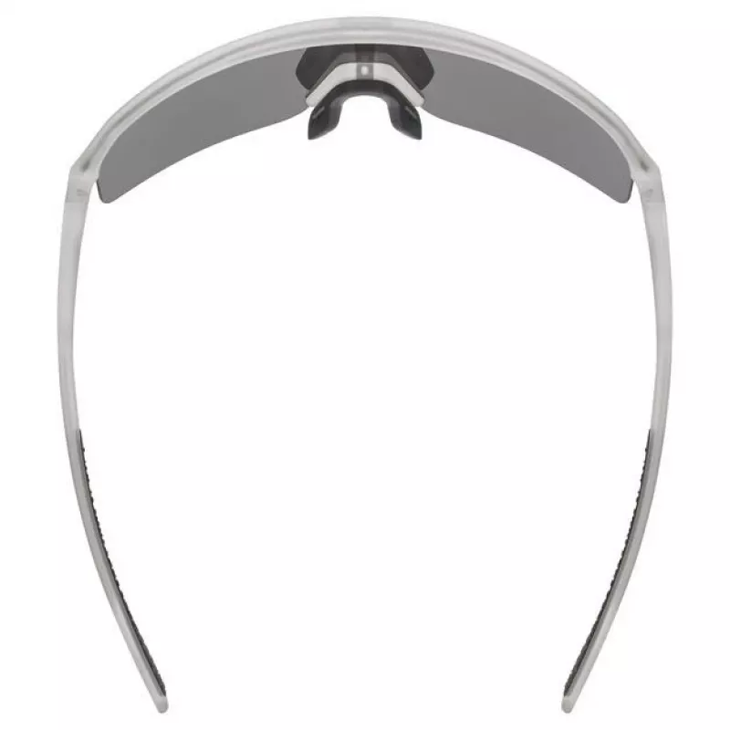 Uvex Ramp Occhiali da sole - montatura opaca grigia, lente specchio argento