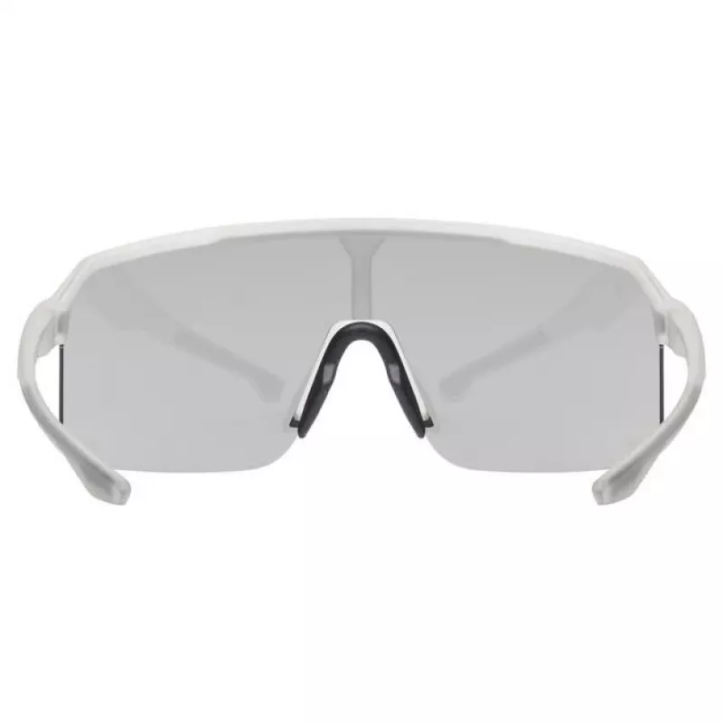 Uvex Ramp Occhiali da sole - montatura opaca grigia, lente specchio argento