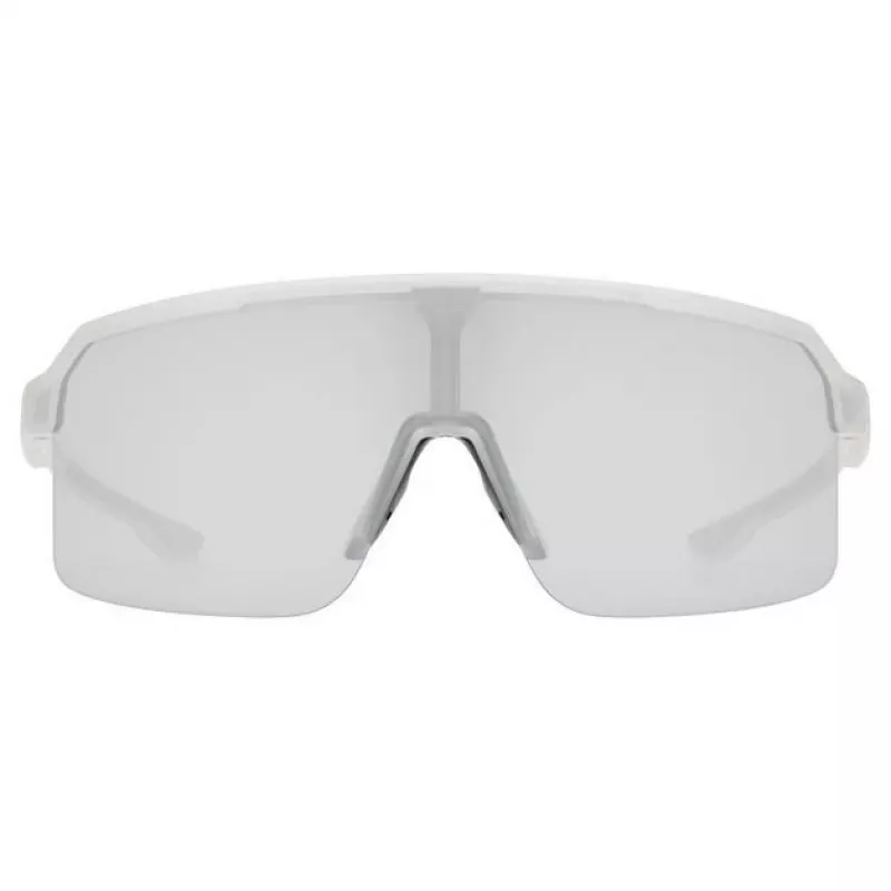 Uvex Ramp Occhiali da sole - montatura opaca grigia, lente specchio argento