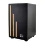 V-TONE CJ 10 Cajon String Drum Case SE - nero, custodia per cajon in nylon resistente con manico imbottito e tracolla