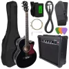 V-TONE EAG SET BK set chitarra elettroacustica e amplificatore, nero