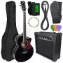 V-TONE EAG SET BK chitarra elettroacustica + set amplificatore, nero