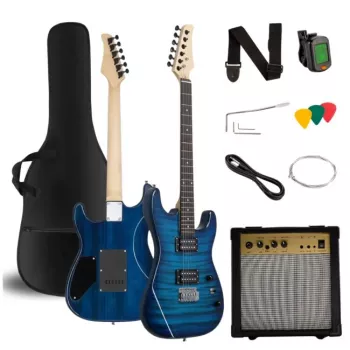 V-TONE EGW 39 BL Chitarra elettrica 4/4 Stratocaster blu