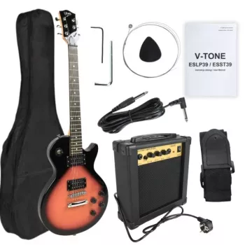 V-TONE ESLP39 SB Chitarra elettrica Les Paul 4/4 sunburst