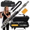 V-TONE PICCOLO 1 Ottavino in C, resina ABS, testata in alpacca, chiavi nichelate, sistema Böhm, Split E, piede C, modello per studenti, con custodia rigida e accessori