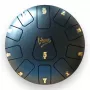V-TONE VBJ 8-11 BK Steel Tongue Drum Tank Drum, 8 note, 11 inch, nero