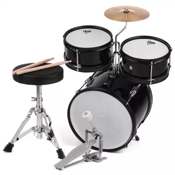 V-TONE VD JUNIOR BK batteria acustica junior 5 pezzi per bambini, nero
