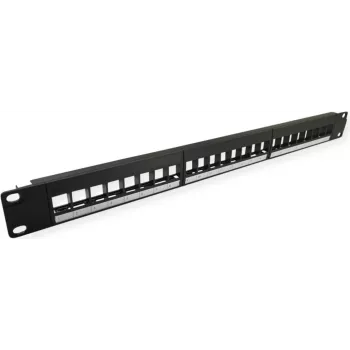 VALUE Patch panel Keystone 19 pollici 1U 24 porte non schermato 3 pezzi (26.99.0368)