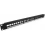 VALUE Patch panel Keystone 19 pollici 1U 24 porte non schermato 3 pezzi (26.99.0368)