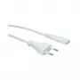 VALUE cavo di alimentazione AC – connettore maschio Euro su IEC 60320 C7, 1 m, bianco