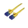 VALUE Cavo patch extra-flat Cat.6A UTP, giallo, 0,5 m
