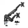 VALUE supporto da scrivania a doppio braccio per monitor LCD 13-27