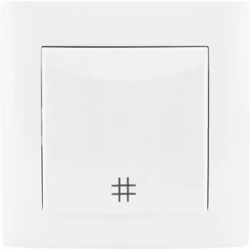 VCX WESA LC 01A Connettore a croce, bianco, canale portacavi 10x10 mm