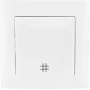 VCX WESA LC 01A Connettore a croce, bianco, canale portacavi 10x10 mm
