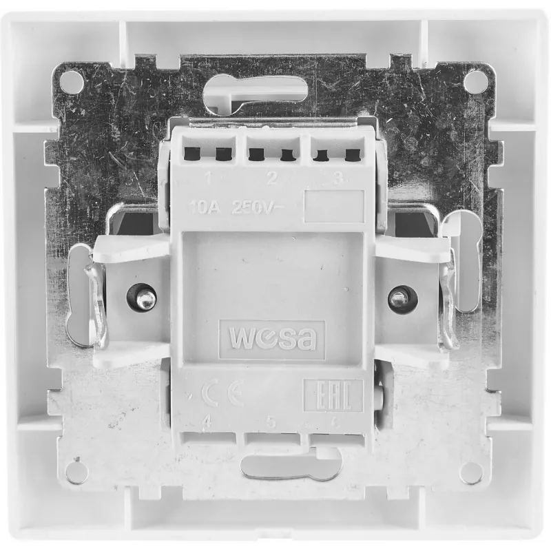 VCX WESA LC 02 Doppio interruttore luce, nero