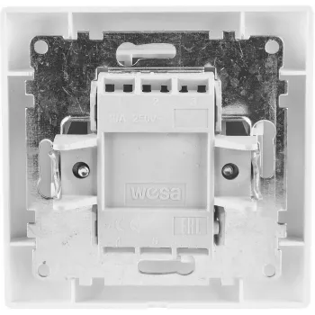 VCX WESA LC 02 doppio interruttore luce bianco