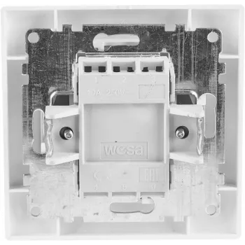 VCX WESA LC 04C Interruttore doppio con retroilluminazione, nero