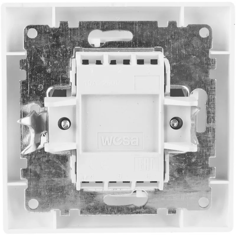 VCX WESA LC 06 Pulsante campanello bianco