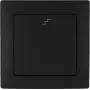 VCX WESA LC 11C Deviatore a due vie per scale, da incasso, 10AX, 250V AC, nero