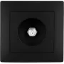 VCX WESA LC 45 presa a incasso RTV-SAT, 3 uscite (TV, radio, SAT), 75 Ohm, nero