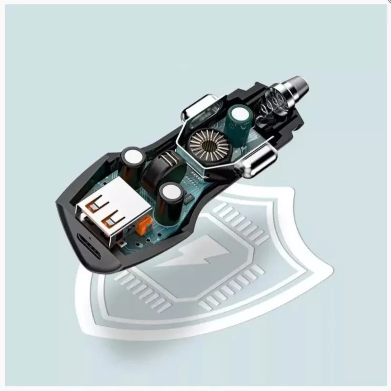Veger CC50 Rigorous PD38W (1A1C) Caricabatterie da auto nero