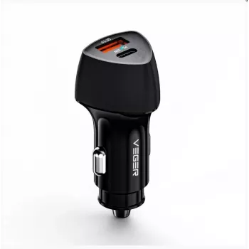 Veger CC50 Rigorous PD38W (1A1C) Caricabatterie da auto nero
