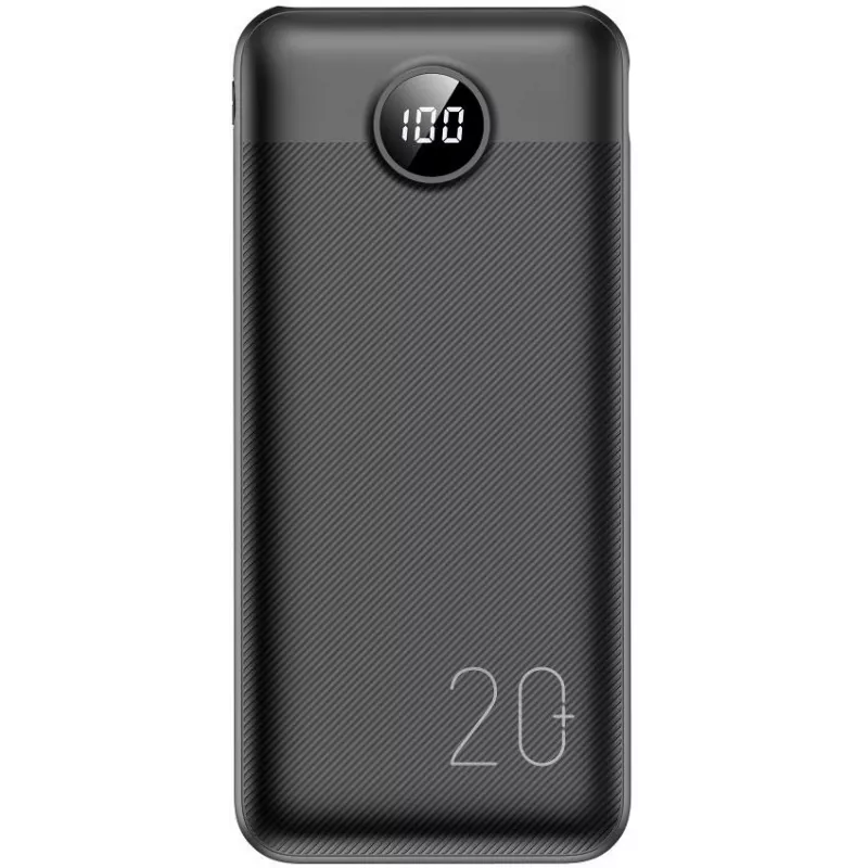 VEGER power bank 20000 mAh 20W PD QC 3.0 2x USB-A USB-C nero