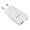 VEGER Caricabatterie da parete USB-A + USB-C QC PD 30W 30W1A1C bianco