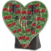 Velleman MK101 kit di saldatura cuore lampeggiante - indicatore a cuore con LED rossi, 9V DC, 16 LED, progetto elettronico DIY per principianti