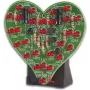 Velleman MK101 kit di saldatura cuore lampeggiante - indicatore a cuore con LED rossi, 9V DC, 16 LED, progetto elettronico DIY per principianti