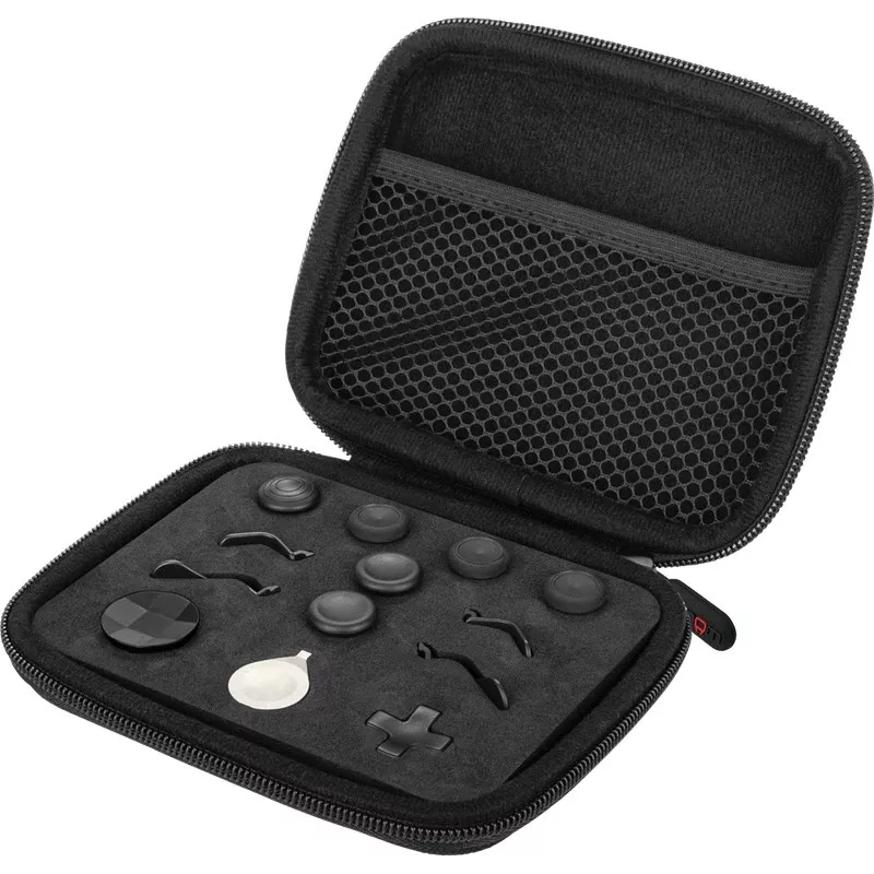 VENOM kit di personalizzazione per controller wireless Xbox One - nero (7 pezzi) - coprigrip per stick analogici, coprigrip per trigger e copertura D-Pad
