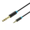 Vention BABBG cavo audio TRS 3,5mm a 6,35mm 1,5m, nero