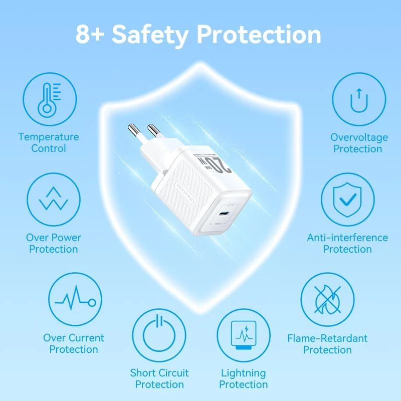 VENTION TZ-FEPW0-EU-01 alimentatore USB-C 20W
