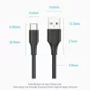 VENTION cavo USB-C a USB 2.0 2m nero CTHBH