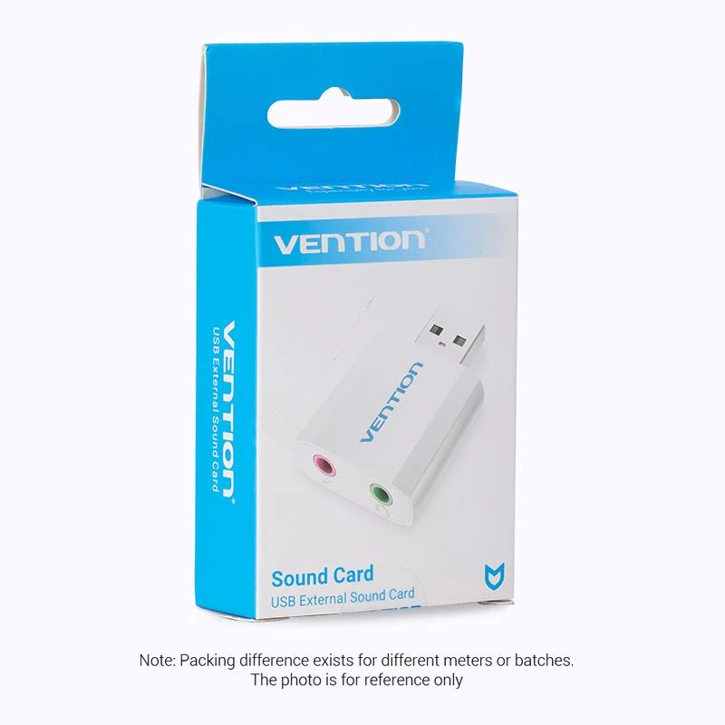 VENTION VAB-S13 scheda audio USB 2.0 con hub a 2 porte