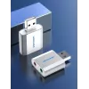 VENTION VAB-S13 scheda audio USB 2.0 con hub a 2 porte
